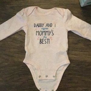Carter’s 3 month long sleeve